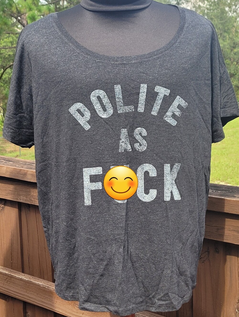 Polite As F*ck Tee ❤️ New Size XXL Women's ~ Buy Me Brunch Tee